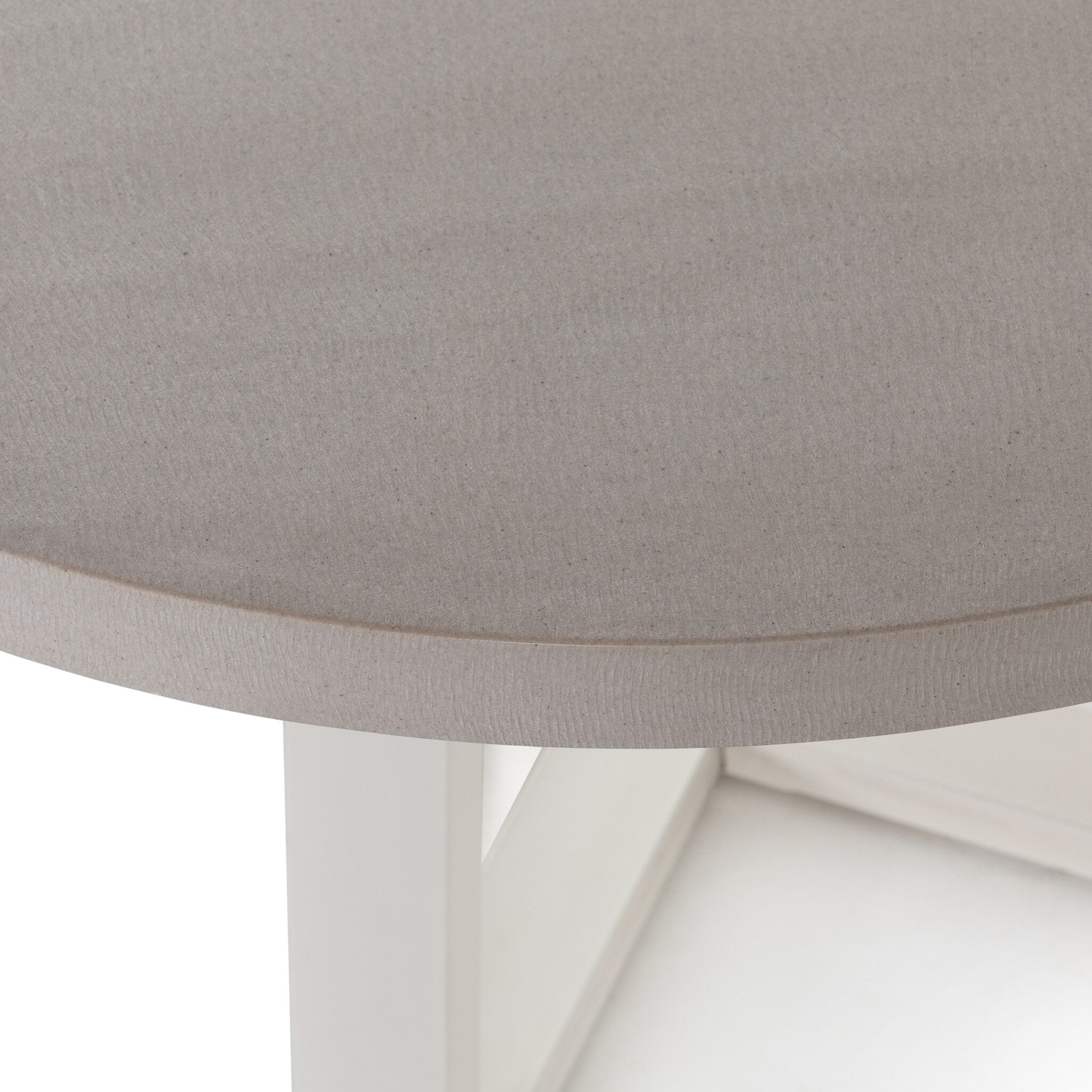 Cyrus Outdoor Round Dining Table Natural Sand 48-Inch