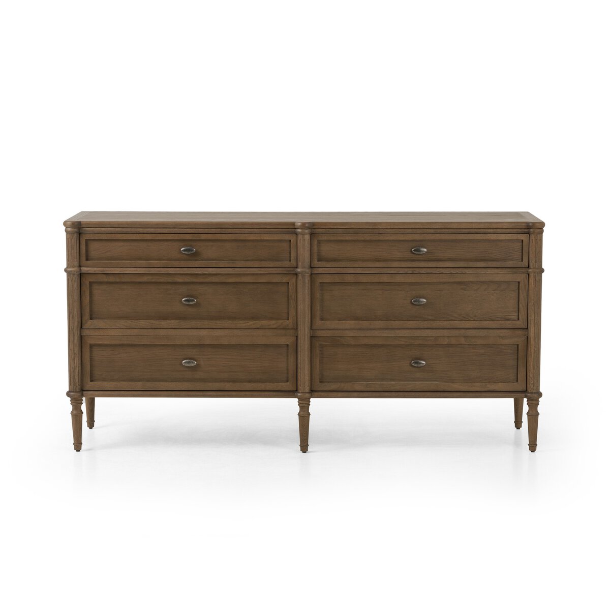 Four Hands Toulouse 6 Drawer Dresser Toasted Oak Veneer