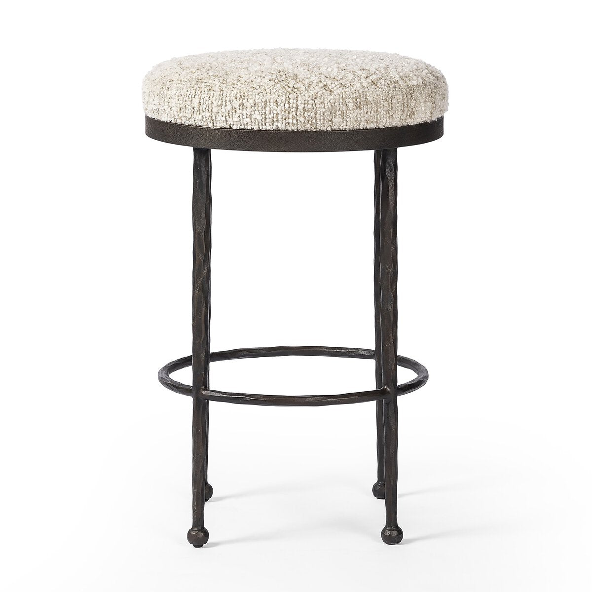 Four Hands Corinne Bar + Counter Stool Hammered Bronze