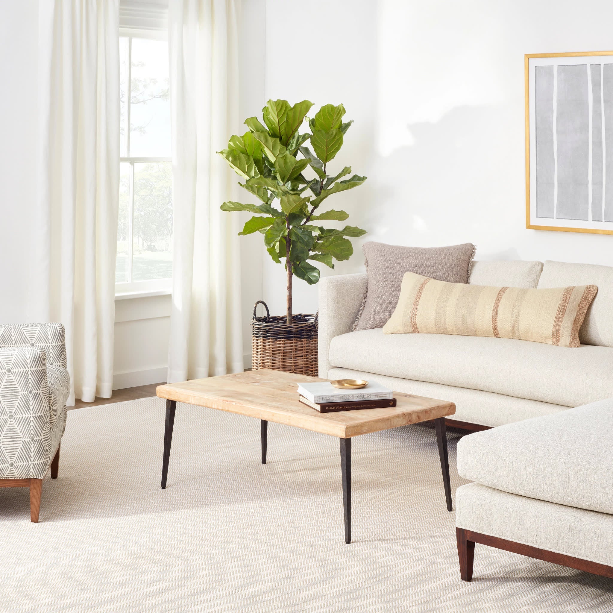 Annie Selke Herringbone Handwoven Indoor/Outdoor Rug Linen White