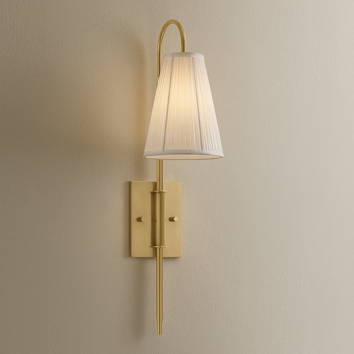 Corbett Lighting Limoges 1-Light Wall Sconce Vintage Brass