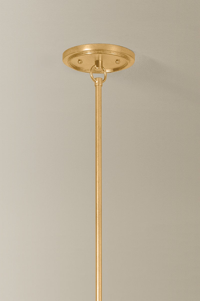 Hudson Valley Lighting Dekalb 3-Light Chandelier Vintage Gold Leaf