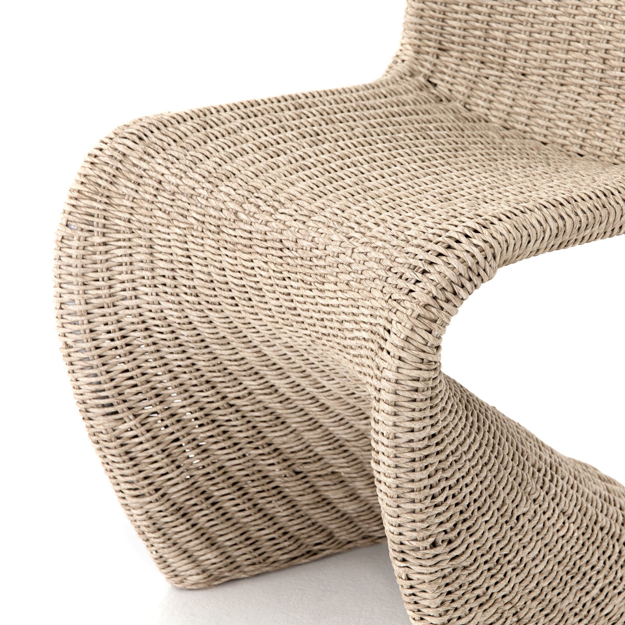 Four Hands Portia Modern Outdoor Dining Chair All-Weather Wicker