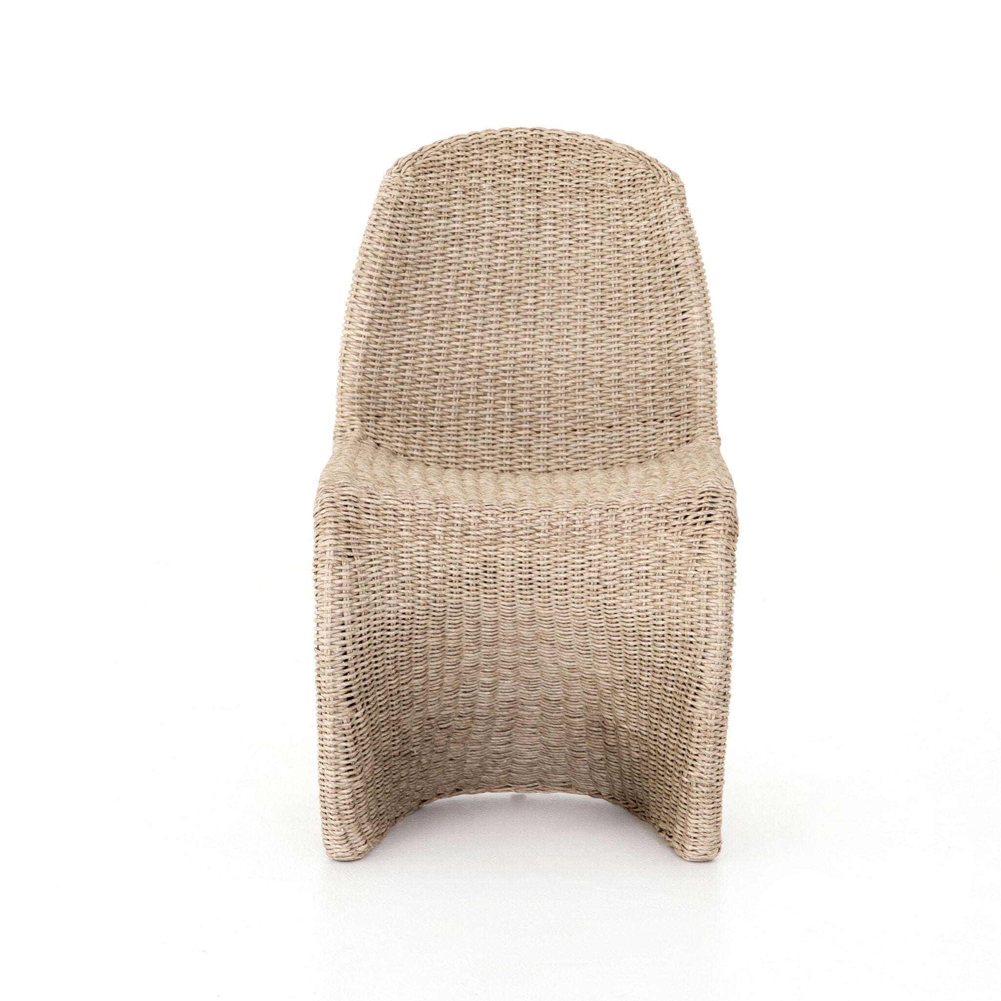 Four Hands Portia Modern Outdoor Dining Chair All-Weather Wicker