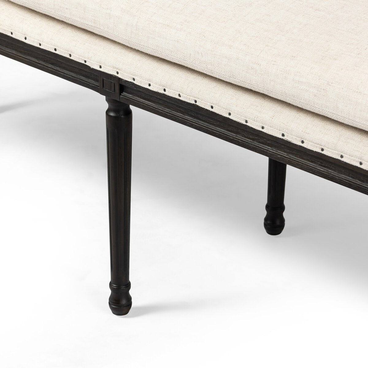 Four Hands Lucille Dining Bench 67in Performance Fabric Alcala Cream