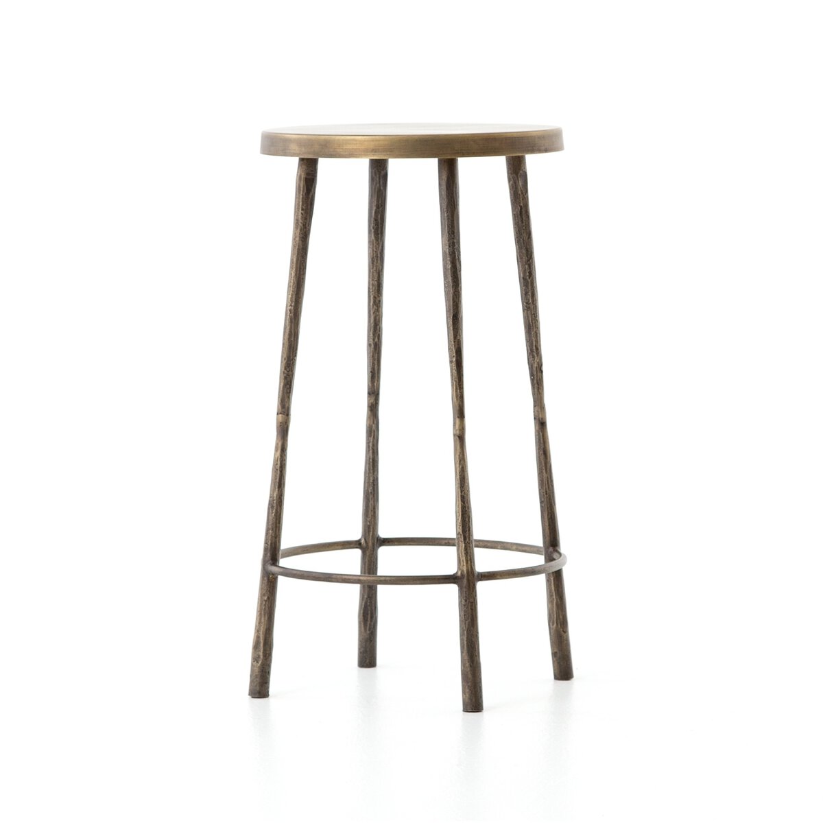 Four Hands Westwood Hand-Wrought Iron Bar and Counter Stool