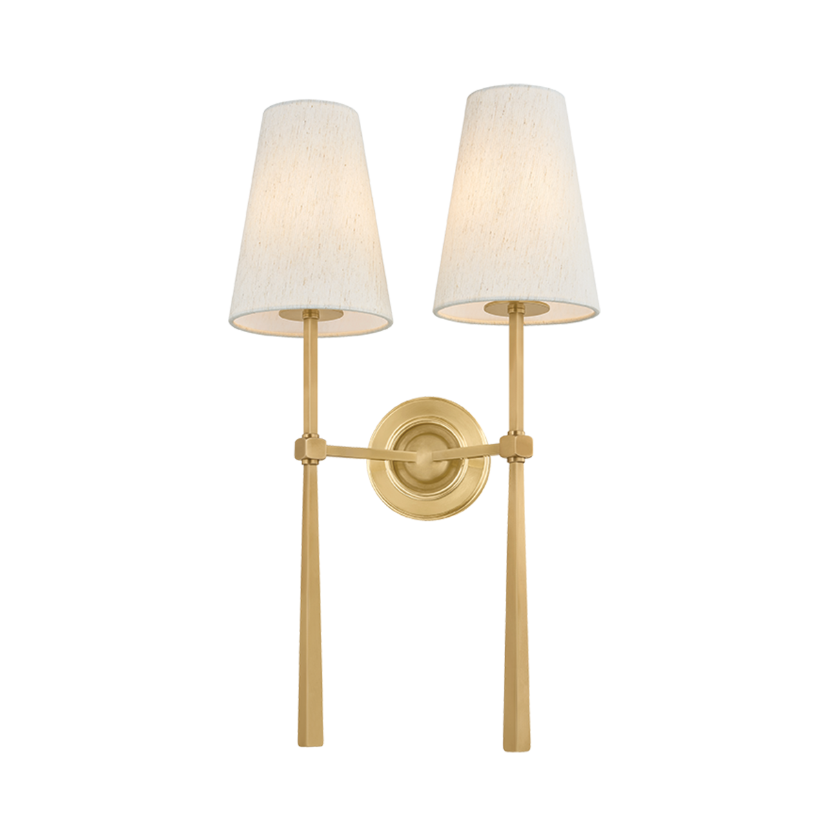 Corbett Lighting Cadiz Wall Sconce 2-Light Vintage Brass