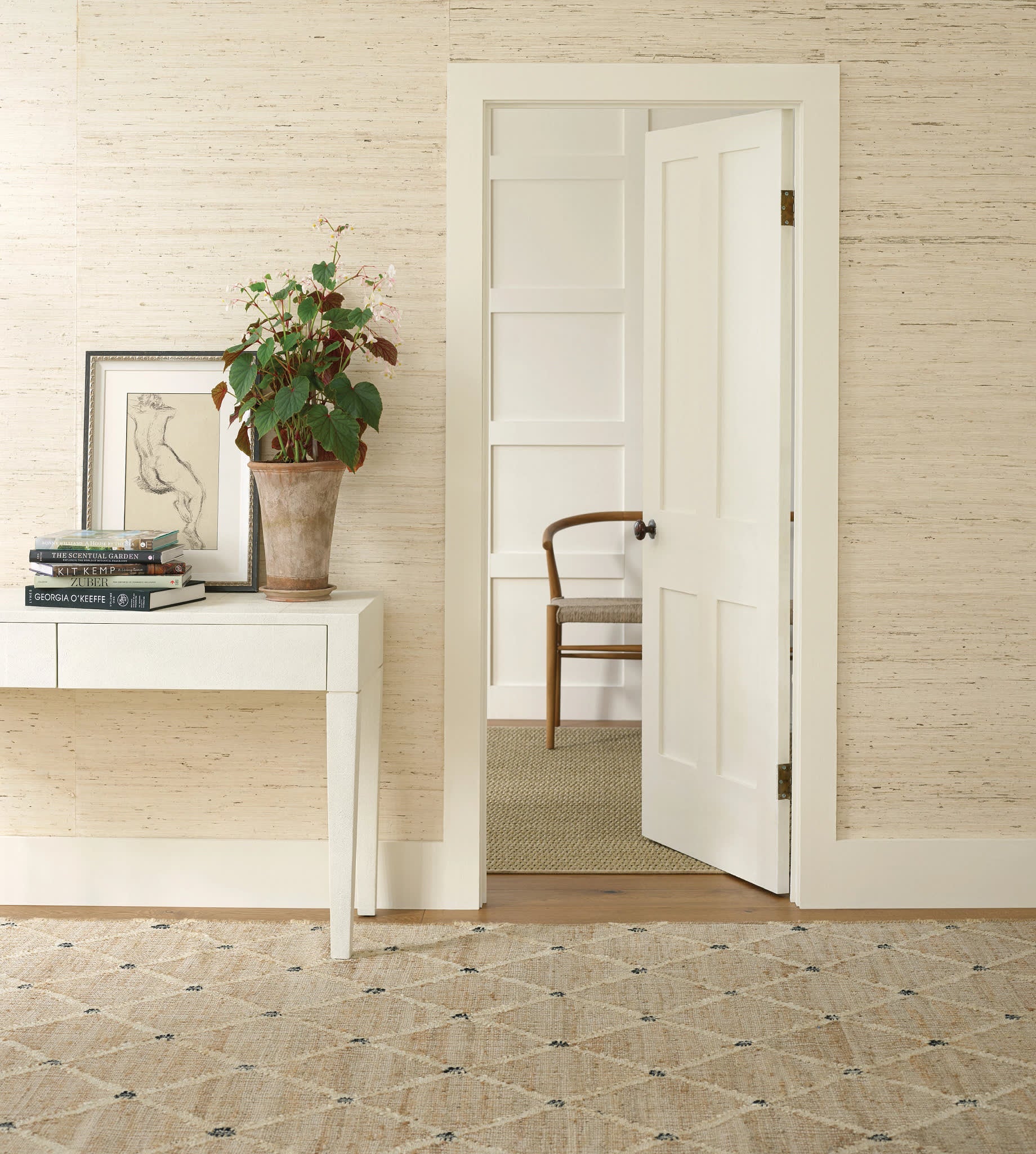 Annie Selke Kali Handwoven Jute Rug Natural
