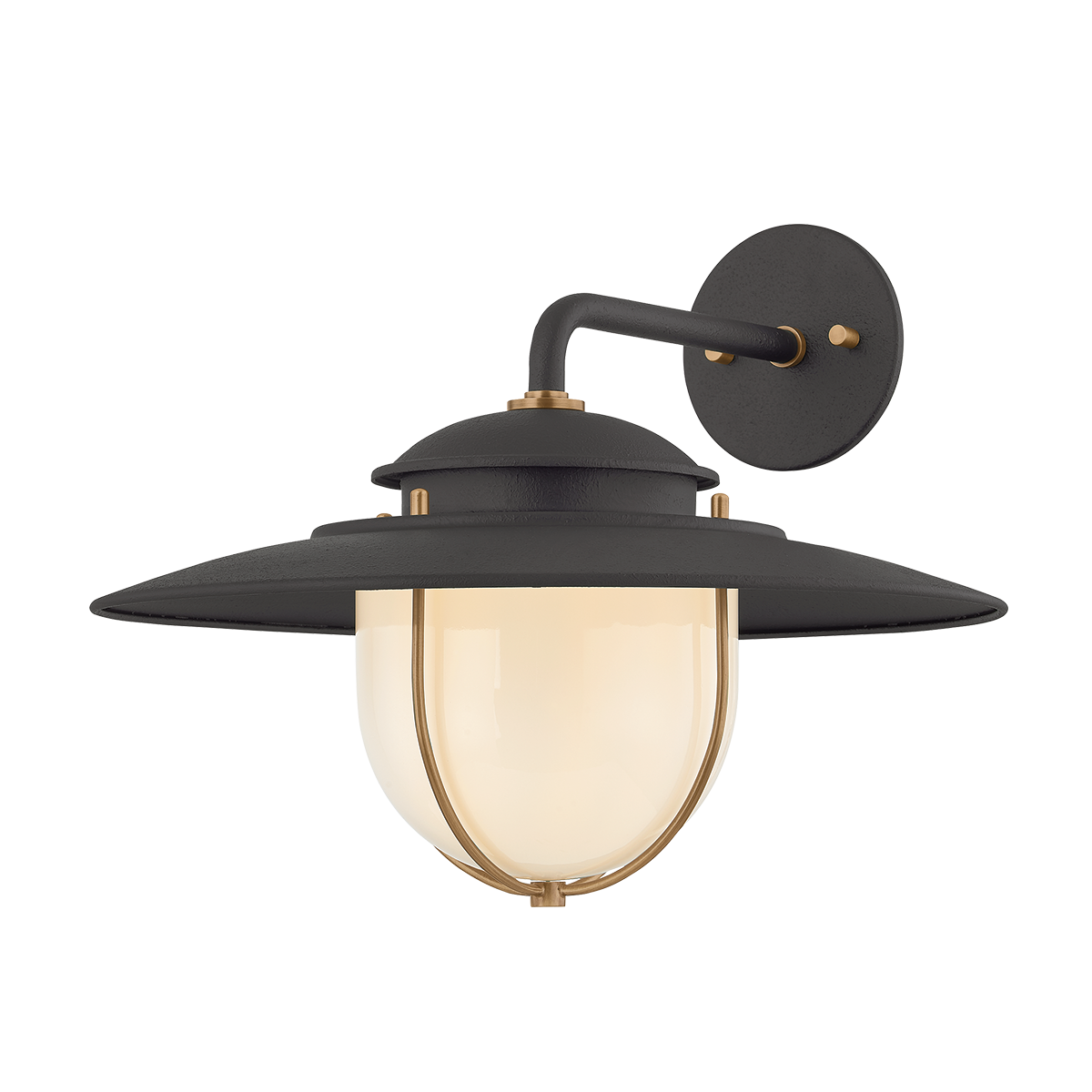 Troy Lighting Greentree Wall Sconce Forged Iron Patina Brass