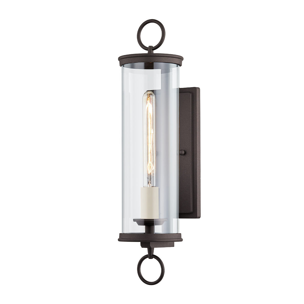 Troy Lighting Aiden Exterior Wall Sconce Textured Bronze 23.25in