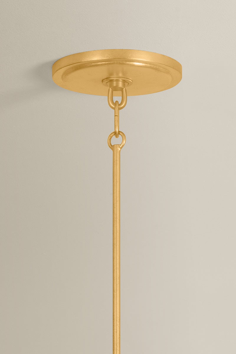 Hudson Valley Lighting Beechford Chandelier Vintage Gold Leaf 39.5in
