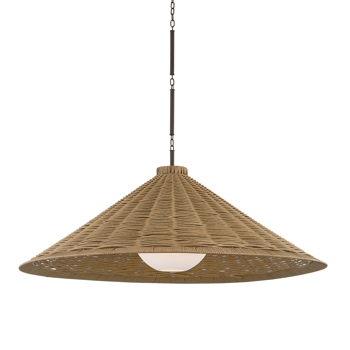 Troy Lighting Devlin Large Pendant Light 44in Bronze