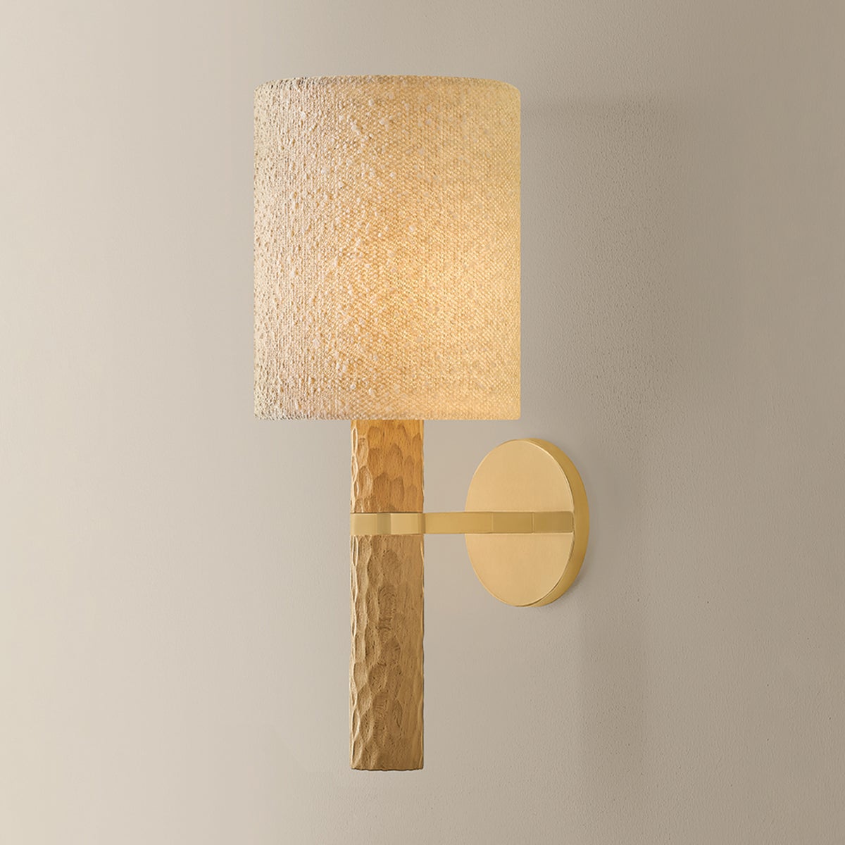 Jones Wall Sconce by Mitzi in Aged Brass