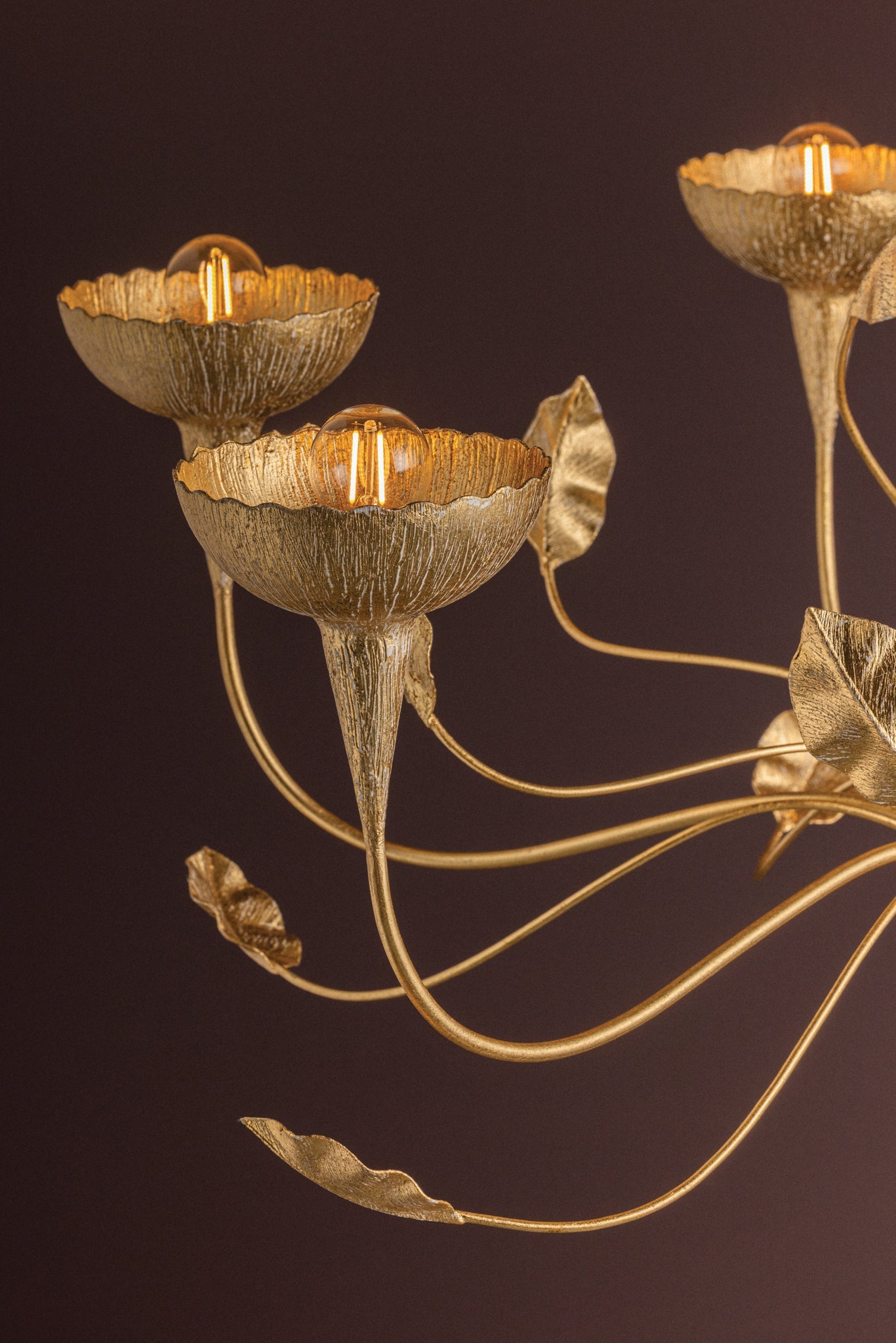Corbett Lighting Innsbruck 6-Light Chandelier Vintage Gold Leaf