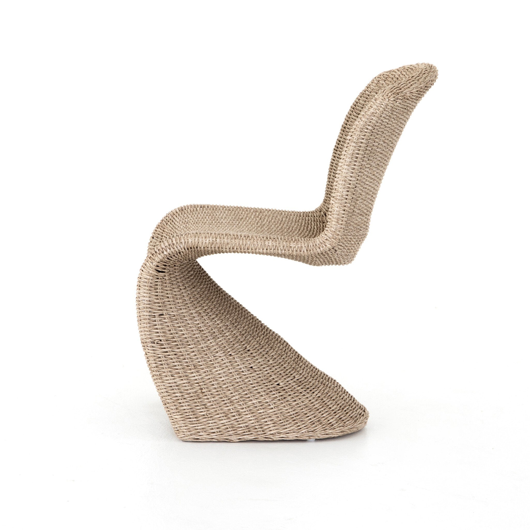 Four Hands Portia Modern Outdoor Dining Chair All-Weather Wicker