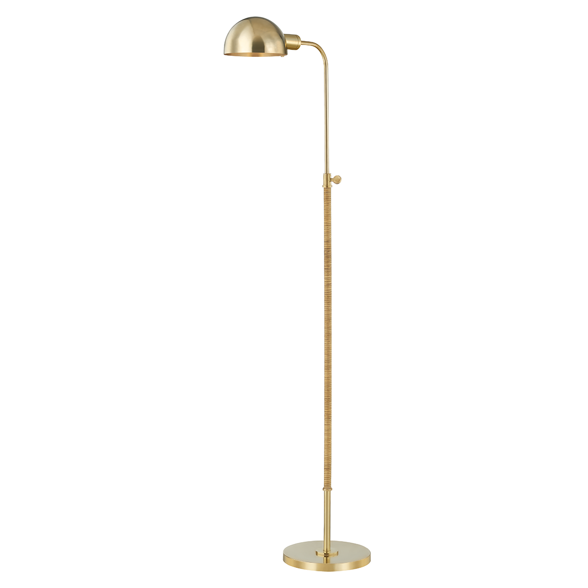 Hudson Valley Lighting Devon Floor Lamp Aged Brass