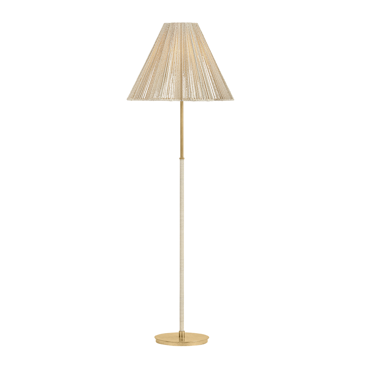 Troy Lighting Sonoma Floor Lamp Vintage Gold Leaf