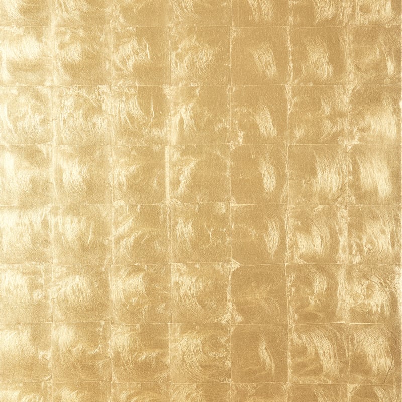 Thibaut Metal Leaf Modern Resource Wallpaper Metallic Gold