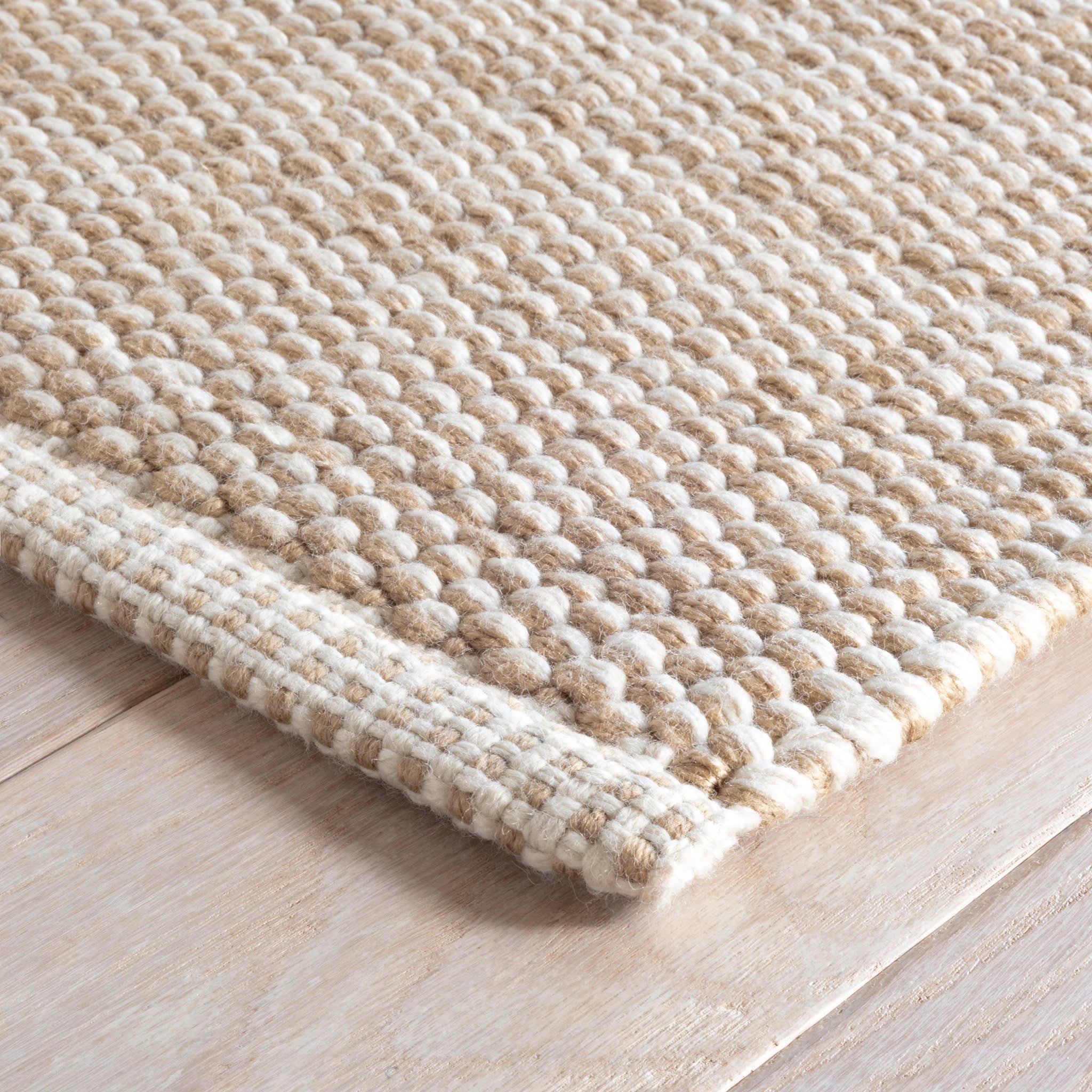 Annie Selke Pebble Handwoven Performance Rug Natural