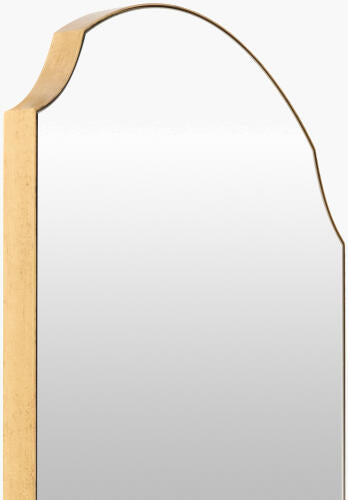 LIVABLISS Landon Arched Accent Mirror Antiqued Gold Iron