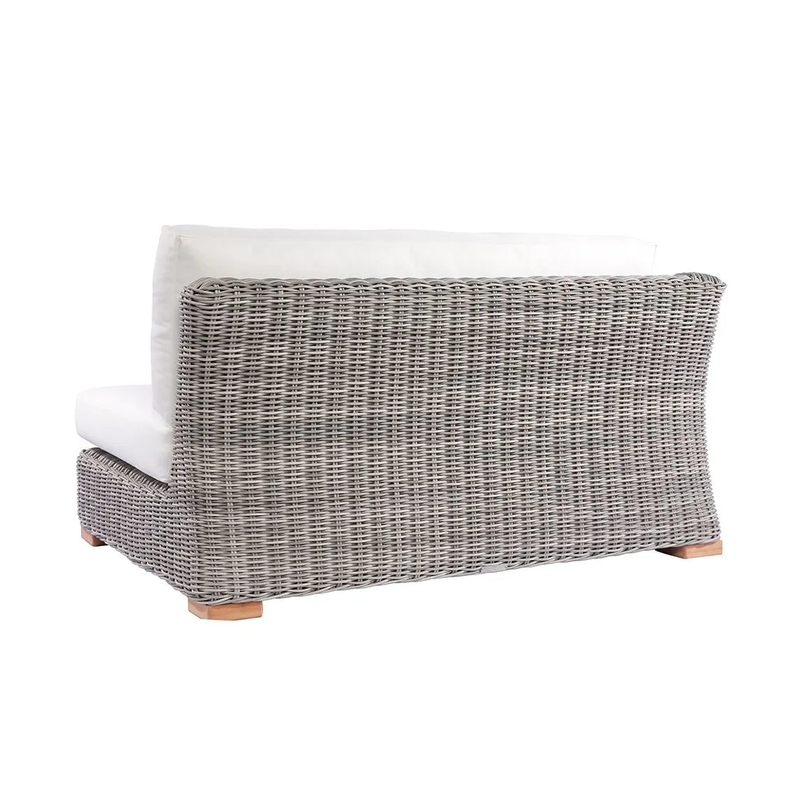 Kingsley Bate Tortola Sectional Left Arm Settee All-Weather Wicker