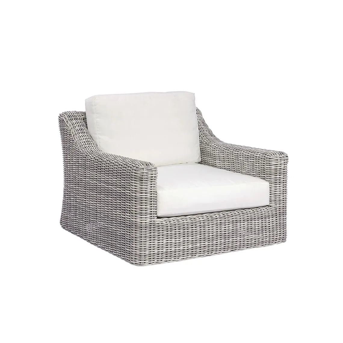 Kingsley Bate Tortola Swivel Lounge Chair All-Weather Wicker